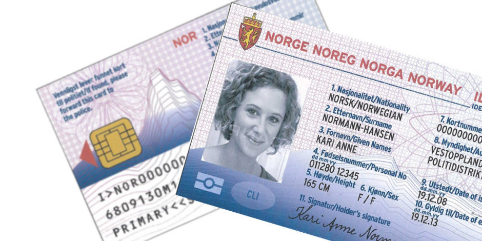 Slik Blir Ditt Nye Norske ID kort SI Spania I Dag Slik Blir Ditt Nye Norske ID kort SI Spania I Dag