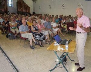 De spanske carlistene var tema sist Jørgen Løvland holdt foredrag i Sjømannskirken – hans tiende.