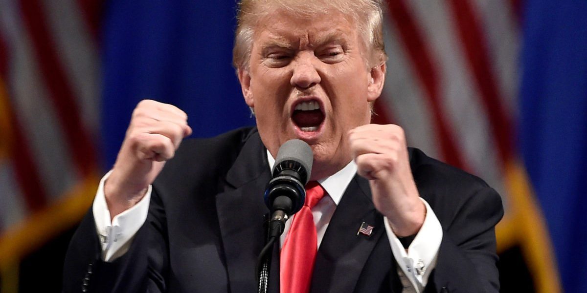 Republican U.S. presidential candidate Donald Trump speaks during a campaign rally at the Treasure Island Hotel & Casino in Las Vegas