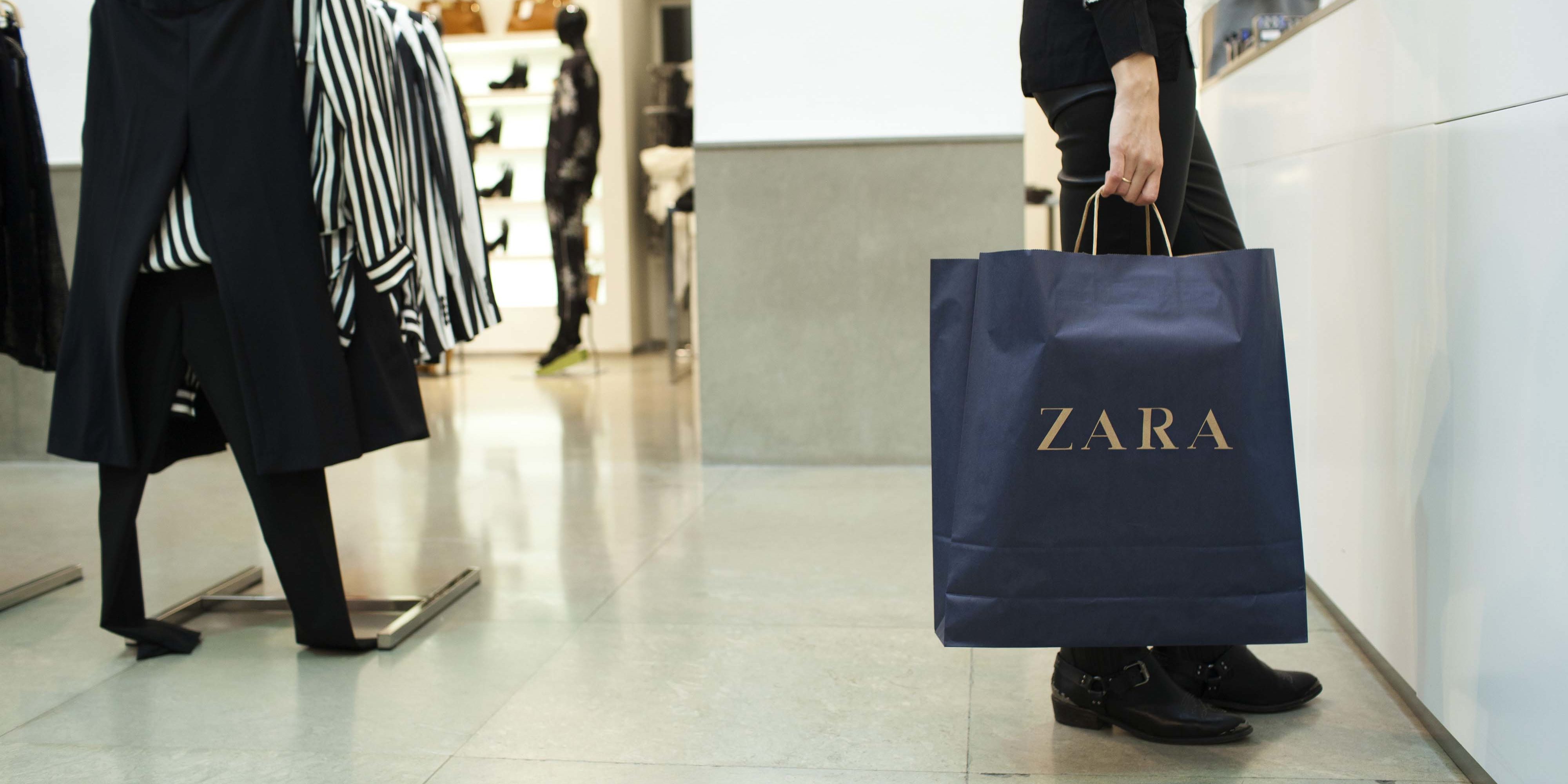 Inside A Zara Fashion Store Ahead Of Inditex Results